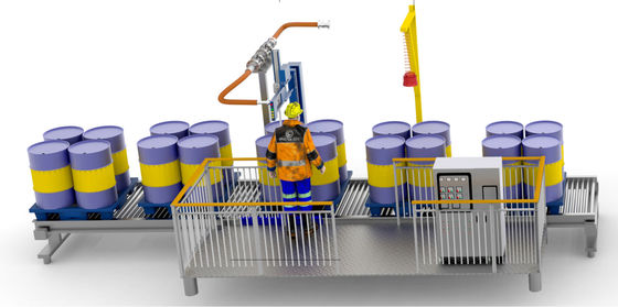 comprar Máquina de enchimento de lubrificante de uma cabeça 200-1000KG Fabricação em linha