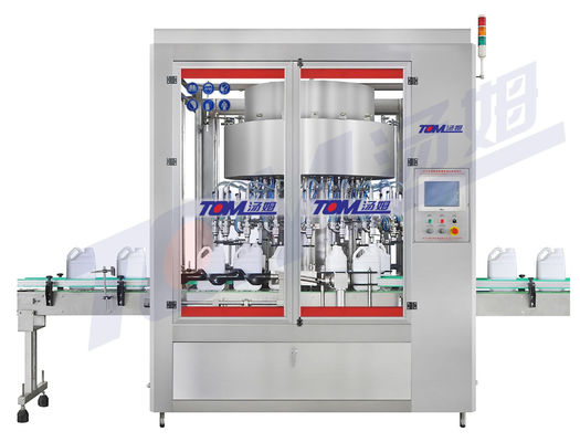 comprar Máquina de enchimento automática de peso rotativo para óleo comestível soluções de água produtos químicos finos online manufacture