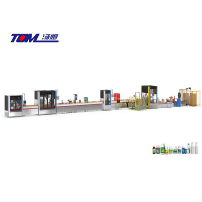 comprar Máquina de enchimento de pesticidas totalmente automática de 3 kW com abertura mínima de garrafa de 22 milímetros ou superior Fabricação em linha