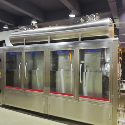 comprar Linha de enchimento de solvente de revestimento Controle totalmente automático com máquina de tampa e rotulagem online manufacture