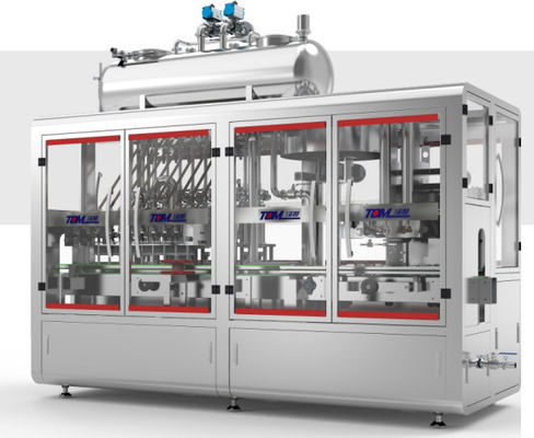 Máquina de enchimento de pesticidas totalmente automática 2 10 cabeças Máquina de enchimento de pistão linear 2 em 1