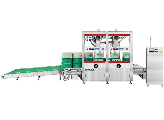 Máquina automática de enchimento de tambor de 200L para lubrificante, lubrificante, óleo