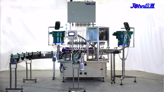Máquina rotativa de enchimento de desinfetante 1200BPH 3 em 1 Máquina de enchimento