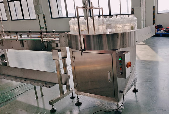 Tabela de alimentação automática rotativa de garrafas de vidro de plástico de alta velocidade