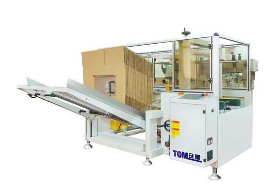 8-12 caixas/minuto Máquina de embalagem automática de caixa de aço inoxidável