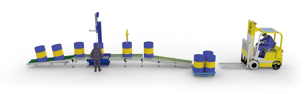 Máquina de Enchimento de Barris 200L-1000L para Pesticidas com Cabeça de Enchimento Rotativa de Azimute Múltiplo e Funil Anti-Gotejamento 0