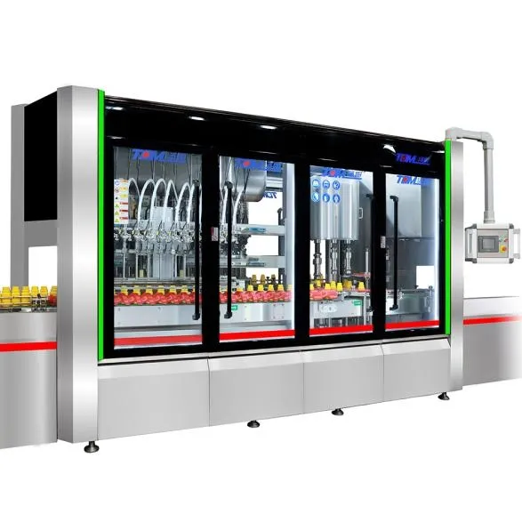 1l-5l de &oacute;leo comest&iacute;vel condimentos de &oacute;leo molho suco vinagre m&aacute;quina de enchimento autom&aacute;tica de alta velocidade e embalagem 4