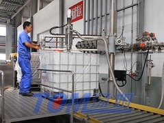 200 kg-1T Máquina de enchimento de tanques IBC semiautomática para pesticidas e produtos químicos