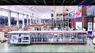 Máquina de embalagem de filme em rolo horizontal servo completo DSJ-300-2